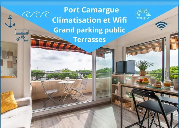 Reves Ensables * Clim * Proche Mer * Terrasse * Port Camargue